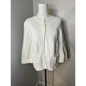 Jones of New York Sport Cardigan Sweater NWT Medium (B30209)